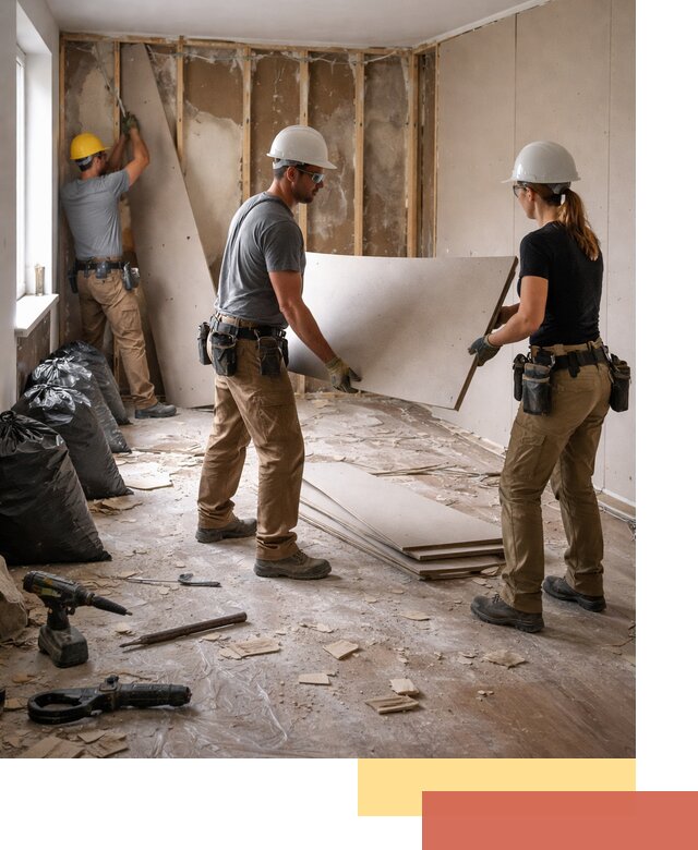 Демонтаж стеновых панелей в Надыме быстро и аккуратно