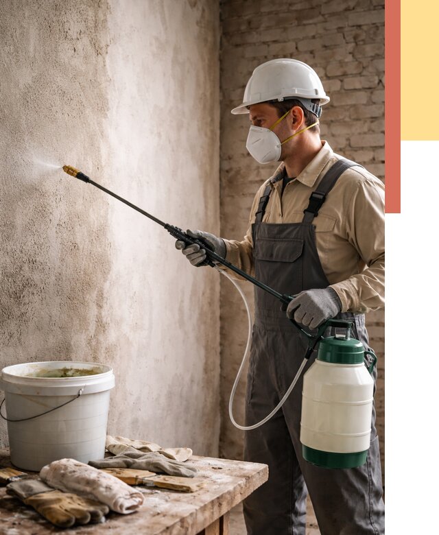 Антисептическая обработка стен в Надыме от 1245 руб. — быстро и недорого | ОТДЕЛОЧНИК-Ндм