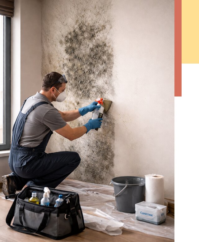 Удаление плесени со стен в Надыме от 2231 руб. — быстро и недорого | ОТДЕЛОЧНИК-Ндм
