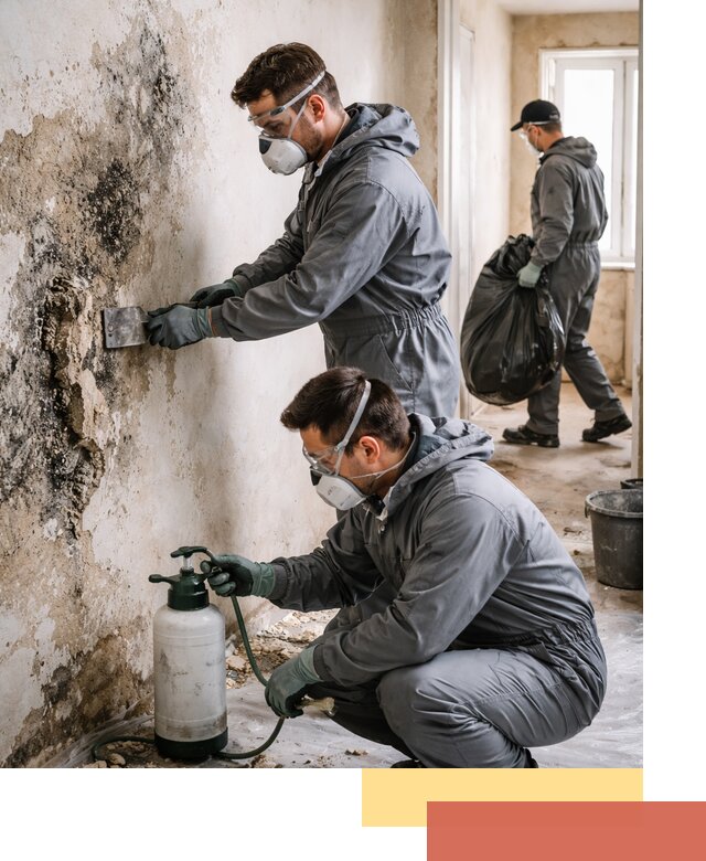 Удаление плесени со стен профессионально в Надыме