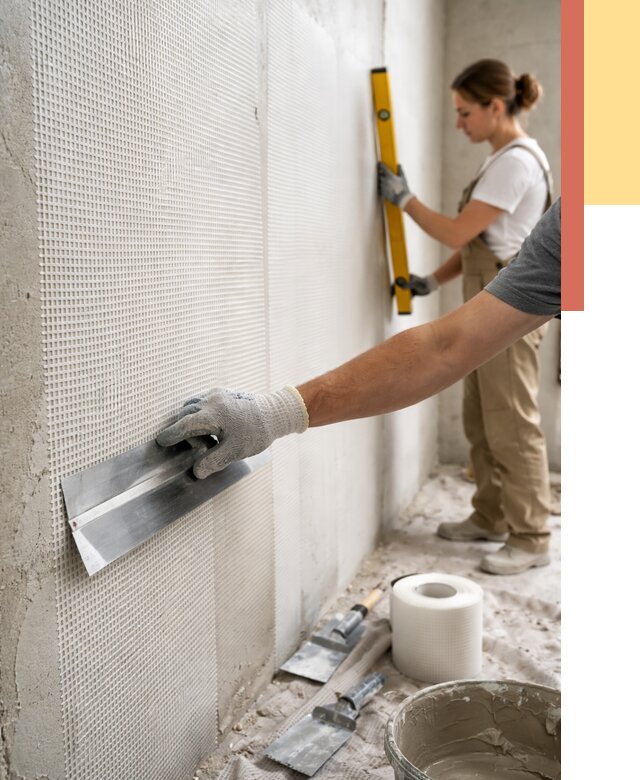 Армирование стен стеклосеткой в Надыме от 3321 руб. под ключ | ОТДЕЛОЧНИК-Ндм