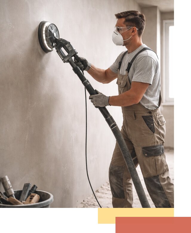 Профессиональная шлифовка стен в Надыме быстро и качественно