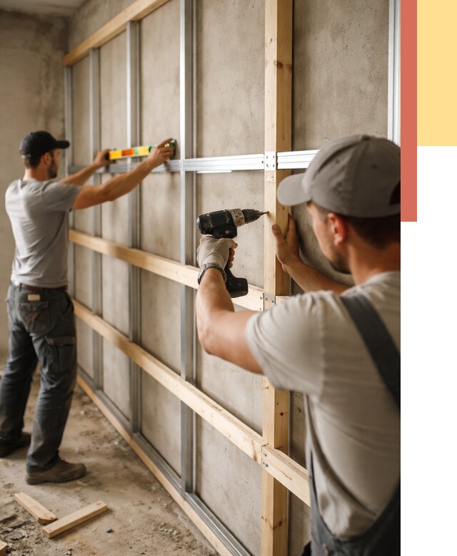 Устройство обрешетки под панели в Надыме от 2179 руб. — монтаж под ключ | ОТДЕЛОЧНИК-Ндм