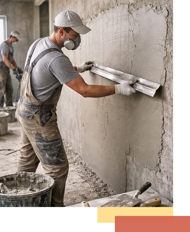 Штукатурка бетонных стен в Надыме качественно и долговечно