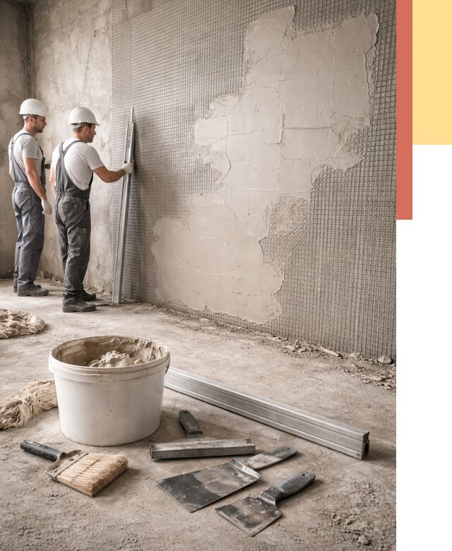 Штукатурка стен по сетке в Надыме от 5708 руб./м2 — быстро и недорого | ОТДЕЛОЧНИК-Ндм