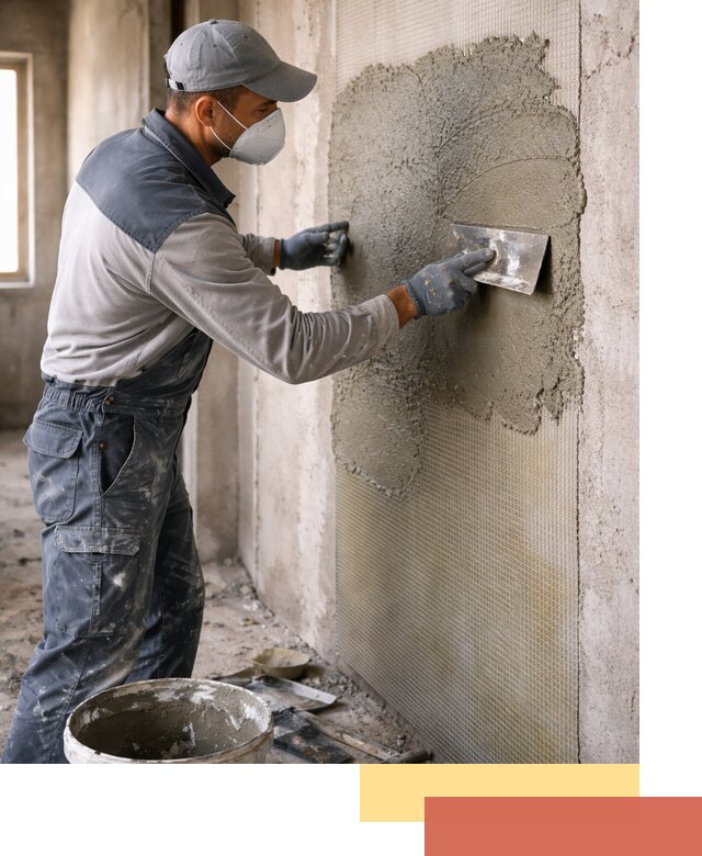 Штукатурка стен по сетке в Надыме под ключ качественно и быстро