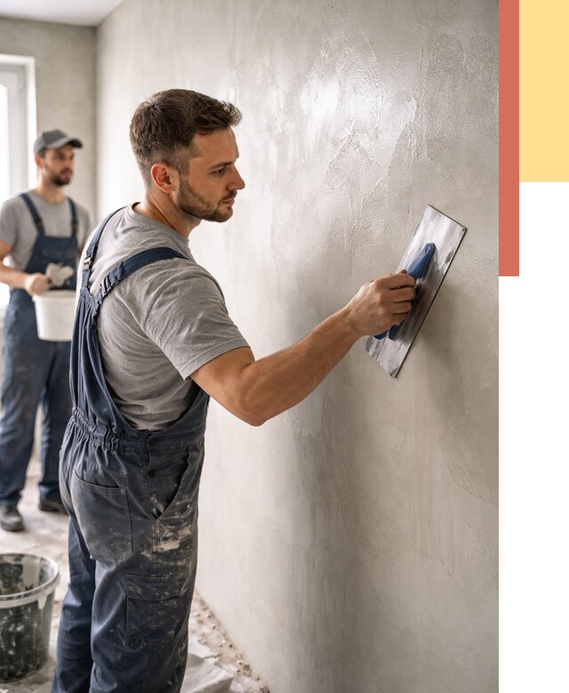 Глянцевание штукатурки стен в Надыме от 7784 руб. — услуги и затирка | ОТДЕЛОЧНИК-Ндм