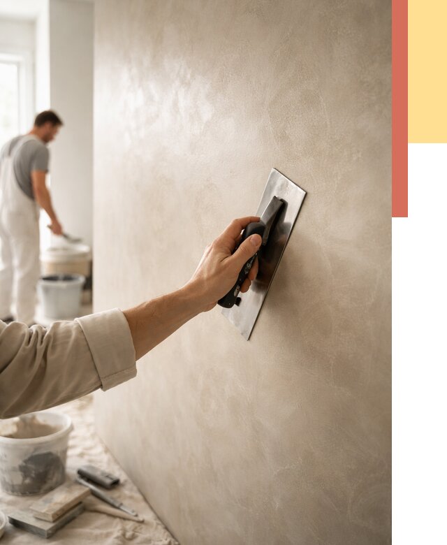 Венецианская штукатурка в Надыме от 3632 руб/м² — нанесение стен под ключ | ОТДЕЛОЧНИК-Ндм