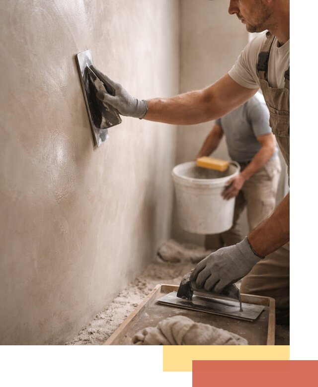 Нанесение марокканской штукатурки таделакт в Надыме