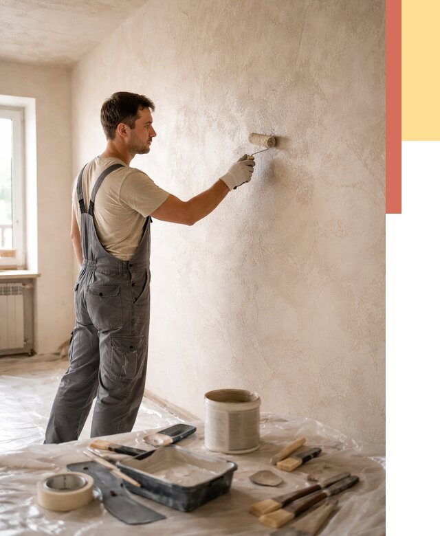 Нанесение лессирующей краски по декоративке в Надыме от 1816 руб. | ОТДЕЛОЧНИК-Ндм