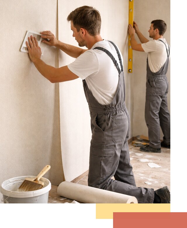 Поклейка бумажных обоев в Надыме качественно и недорого