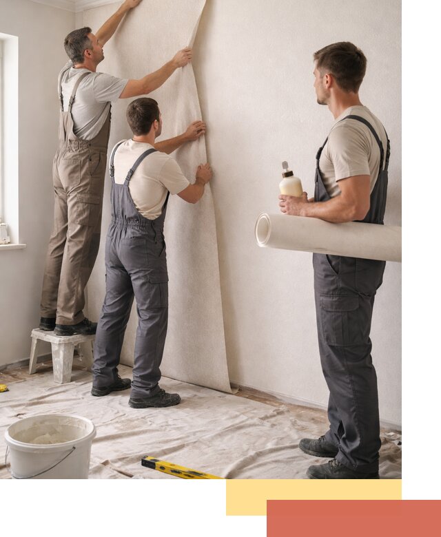 Оклейка стен обоями в Надыме — качественно и профессионально