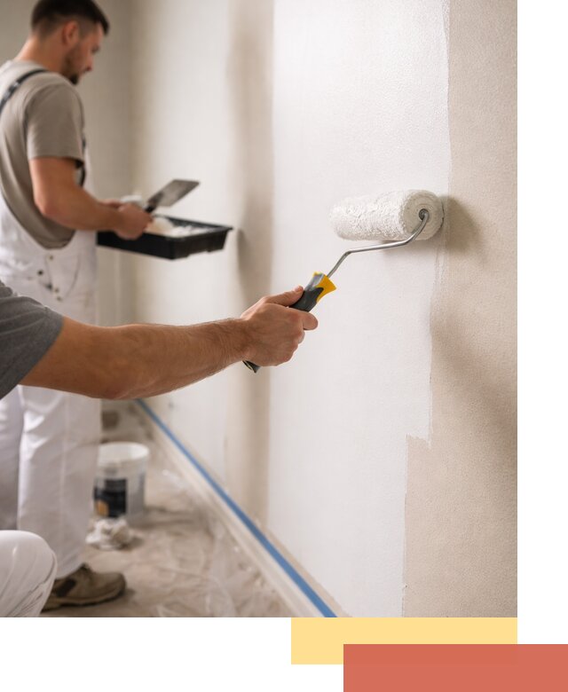 Покраска стен акриловой краской профессионально в Надыме