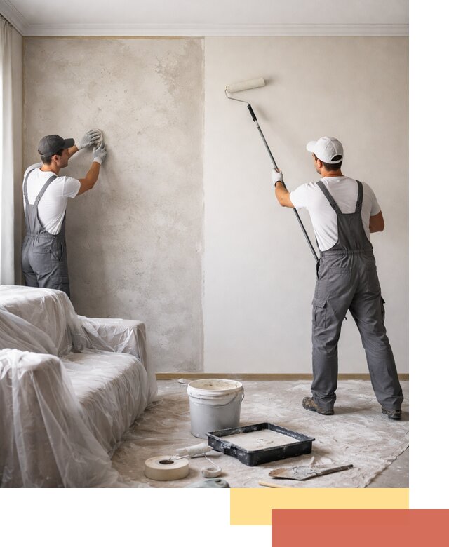 Покраска стен антивандальной краской в Надыме