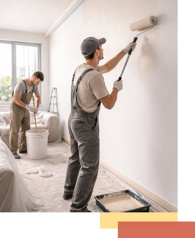 Покраска стен в офисе в Надыме — быстрый и качественный ремонт