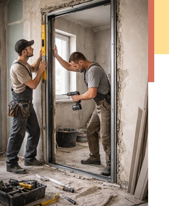 Закладка дверного проема в Надыме от 3632 руб. — быстро и недорого | ОТДЕЛОЧНИК-Ндм