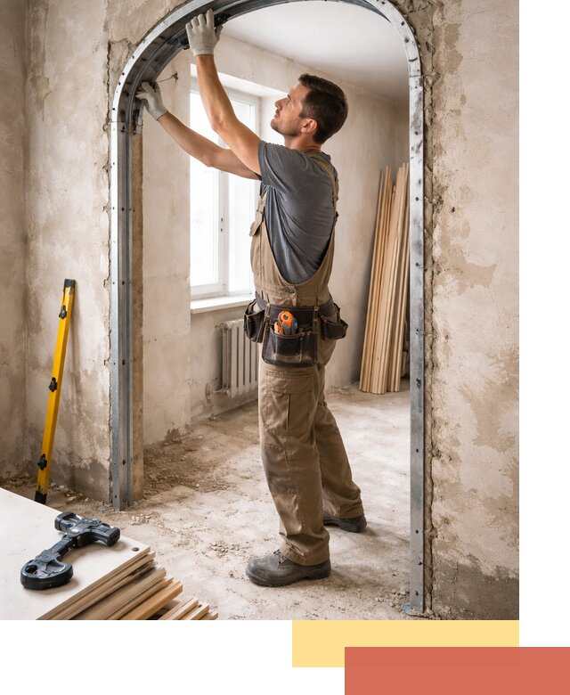 Устройство арочного проема в Надыме под ключ