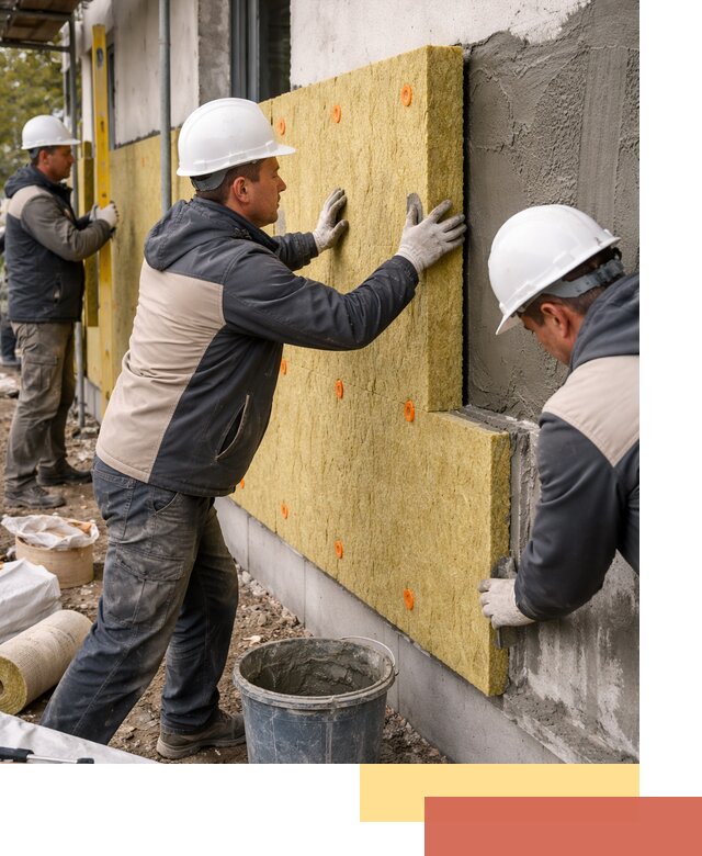 Утепление стен минватой в Надыме — тепло и звукоизоляция