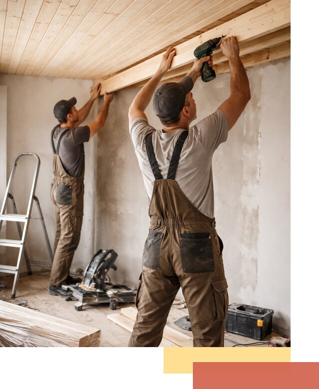 Монтаж потолка из вагонки в Надыме профессионально и аккуратно