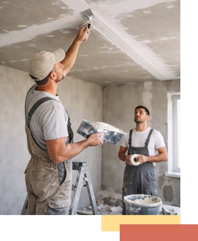 Обработка швов потолка ГКЛ в Надыме: качественная заделка и шпатлевка