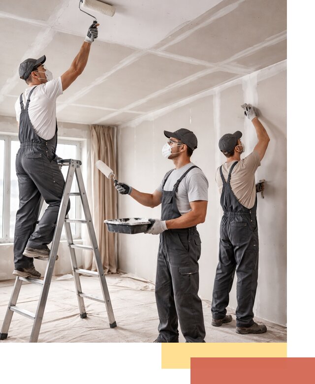 Покраска потолка из гипсокартона в Надыме качественно и недорого