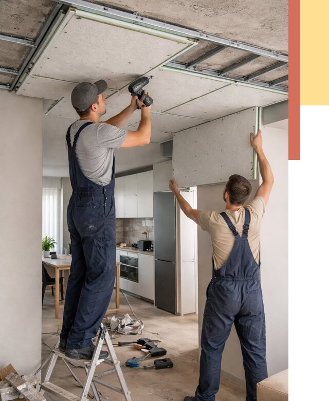 Шумоизоляция потолка панелями зипс в Надыме от 1920 руб. под ключ | ОТДЕЛОЧНИК-Ндм